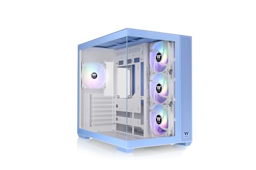 Thermaltake View 380 Tg Argb | Mid Tower Chassis | 25Th Anniversary Hydrangea Blue Limited Edition