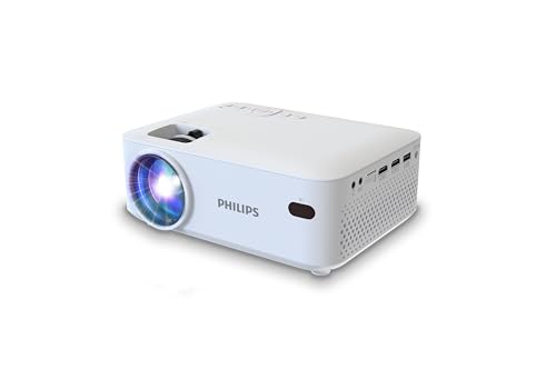 Philips Neopix 100, Videoproiettore Fisso, Schermo Da 65" (165 Cm), Led, Altoparlanti Stereo Hi-Fi Incorporati, Connettività Usb, Hdmi E Cavo Jack Da