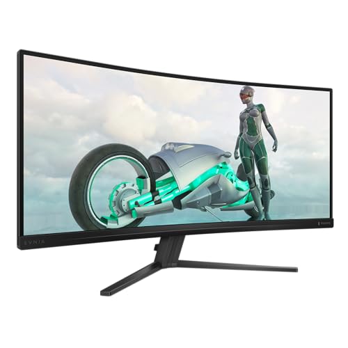 Philips Evnia 34M2C3500L - Monitor Gaming Curvo Wqhd Da 32 Pollici, 180 Hz, 0,5 Ms, Freesync Premium, Hdr10 (3440X1440, 2X Hdmi, Displayport) Grigio S