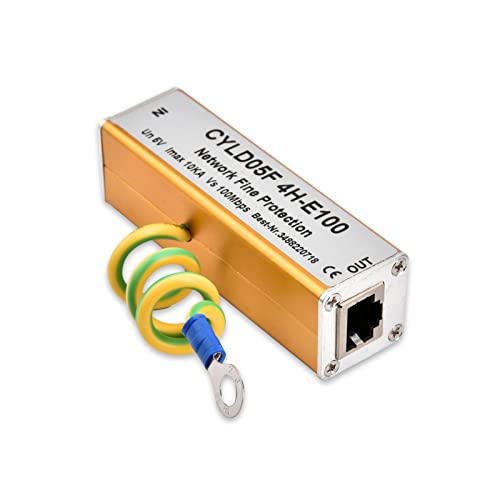 5V Alimentatore Protezione Da Fulmini Adattatore Rj45 Rj11 Ethernet Protezione Da Sovratensioni Di Rete