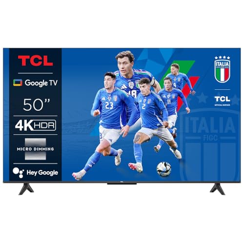 Tcl 50P655 - Smart Tv 50 Pollici (127 Cm) Led 4K Dvb-T2 H.264, H.265 Classe F
