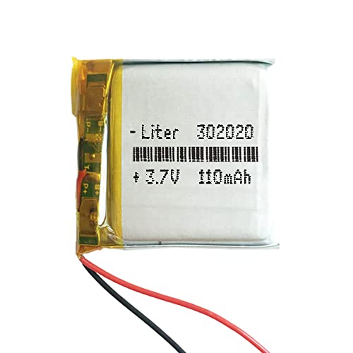 Batteria 302020 Lipo 3.7V 110Mah 0.407Wh 1S 5C Liter Energy Battery Per L'Elettronica Ricaricabile Telefono Portatile Smartwatch Orologio Gps - Non Ad