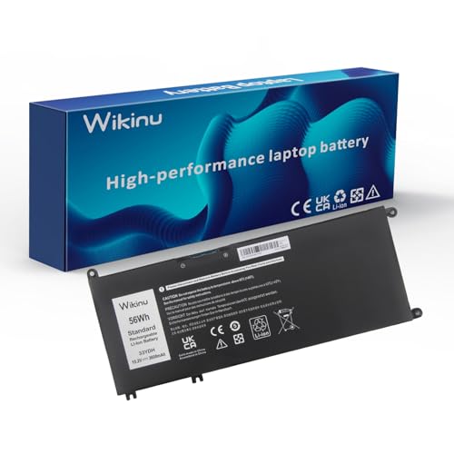 Wikinu 56Wh 33Ydh Batteria Per Dell Inspiron 17 7000 7778 7779 7786 7773 15 7577 G3 3579 3779 G5 5587 G7 7588 Latitude 13 3380 14 3490 15 3590 3580 Pv