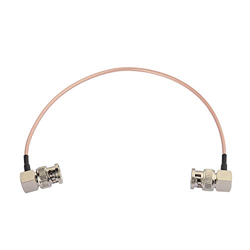 Eightwood Sdi Cavo Bnc Maschio Ad Angolo Retto A Maschio Angolo Retto 30 Cm Rg179 Coassiale Per Bmcc Blackmagic Bmpcc Videocamera Hd Antenna Radio Cb