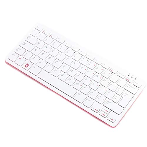 Tastiera Ufficiale Raspberry Pi – Versione Usa (Rosso/Bianco)