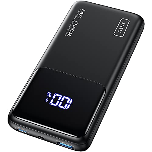 Iniu Power Bank 15000Mah, 45W Pd3.0 Qc4.0 Carica 2 Dispositivi A Piena Velocità Con Display Led Caricatore Portatile, Powerbank Usb C Per Ipad Iphone