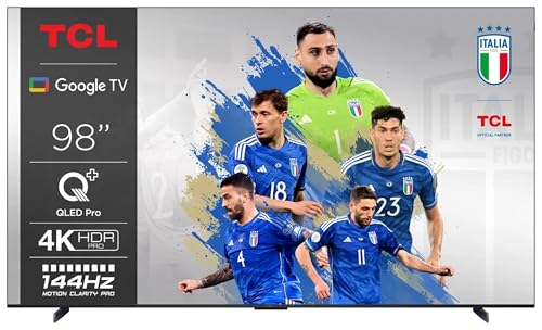 Tcl 85C69B - Smart Tv 85 Pollici 4K Qled Dvb-T2 Classe F Titanio