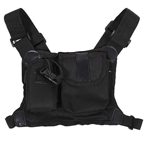 Radio Walkie Talkie Chest Pocket Harness Borse, Nylon Di Alta Qualità Walkie Talkie Chest Pack Borse Tracolla Regolabile Universale Per Tow Way Radio