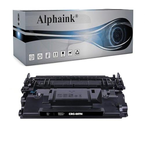 Alphaink Toner Compatibile Con Canon Crg-057H Con Chip Per I-Sensys Lbp 220 223Dw 226Dw 228 228X 440 443 445 446 449X Mf 440 443Dw 445Dw 446X 449Dw 44