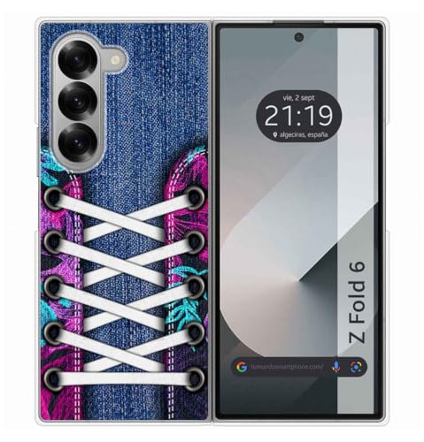 Tumundosmartphone Cover Rigida Per Samsung Galaxy Z Fold 6 5G Design Sneakers 06 Disegni