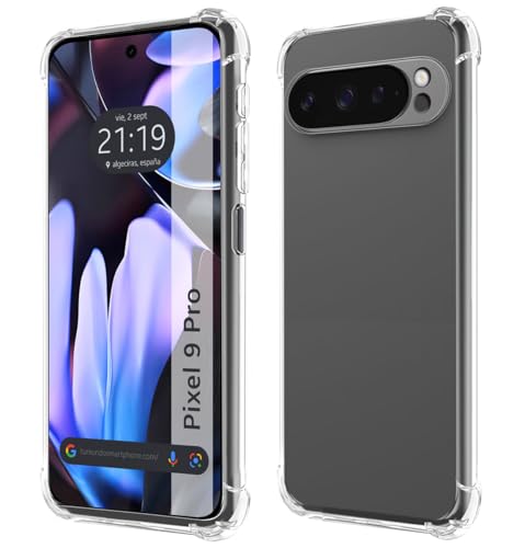 Custodia In Silicone Antiurto Trasparente Per Google Pixel 9 Pro 5G