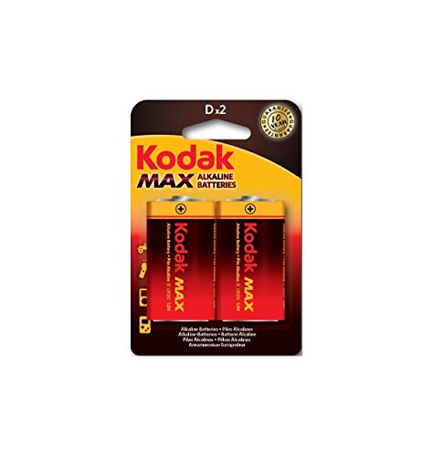 2 Batterie D, Mono, 4920, Torcia, Lr20, Mn1300, 1,5V Alkalina Kodak