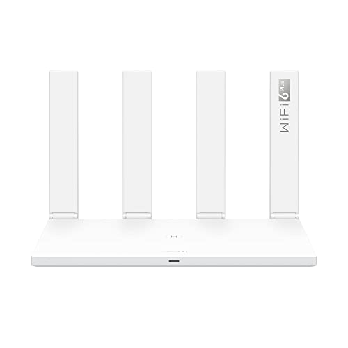 Huawei Wifi Ax3, Router Wireless Dual Band Gigabit Wi-Fi 6 Ax3000, 4 Porte Ge Wan/Lan Auto-Adattative, Sicurezza Homesec™, Ideale Per Gaming Xbox/Ps5/