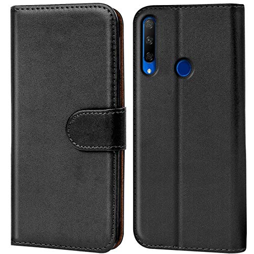 Verco Custodia Per Honor 9X, Case Per Honor 9X Cover Pu Pelle Portafoglio Protettiva, Nero