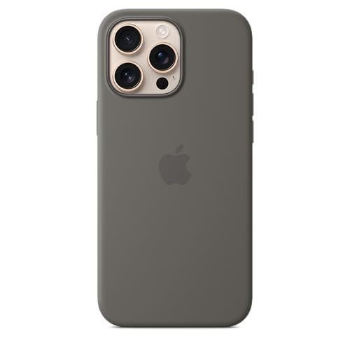 Apple Custodia Magsafe In Silicone Per Iphone 16 Pro Max - Grigio Pietra 