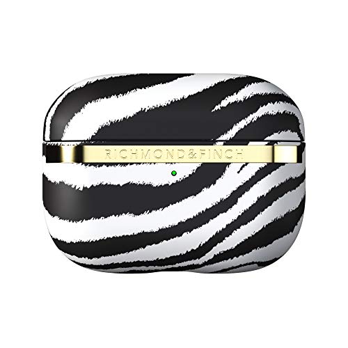 Richmond & Finch Cover Per Airpod Pro, Zebra Cover, Compatibile Con Caricatore Bluetooth Wireless, Antiurto, Resistente Ai Graffi Cover Per Airpod Pro
