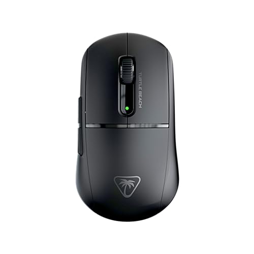 Turtle Beach Burst Ii Air - Mouse Da Gioco Wireless Da 2,4 Ghz, Ultraleggero Da 47 G, Sensore Ottico A 26.000 Dpi, Batteria Da 120 Ore - Nero