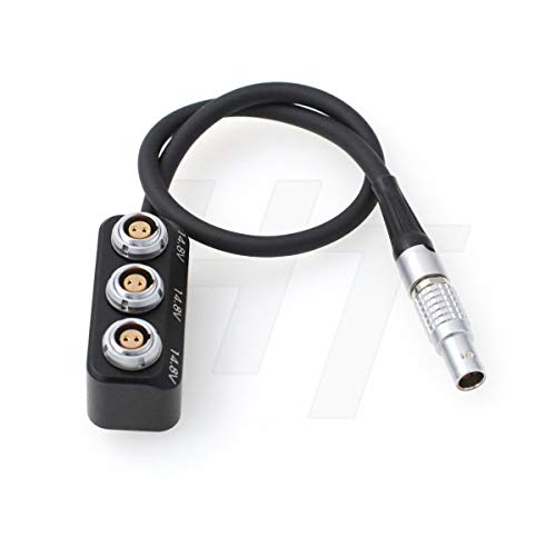 Hangton Alexa Maschio 2 Pin A 3 X 0B 2-Pin Femmina Power Splitter Cable Box, 1 A 3 Triple