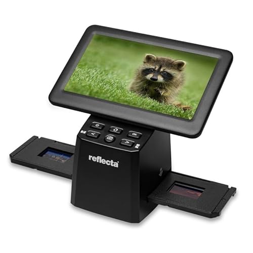Reflecta 64540 - X44-Scan Scanner Per Diapositive E Negativi, Ideale Per Digitalizzare Grandi Quantità Di Diapositive E Negativi