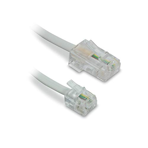 Metronic - Cavo Rj45/Rj11, Lunghezza: 1,80 M, Colore: Bianco