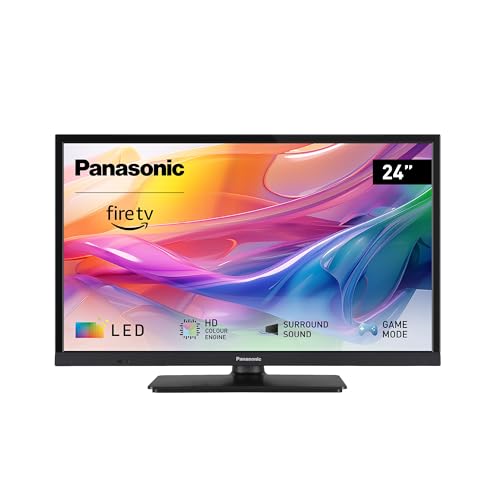 Panasonic Tv-24S50Aez, Serie S50 24 Pollici Smart Tv Led Hd, 2024, Fire Tv, Hd Colour Engine, Hdr, Alexa Voice Control, Game Mode, Media Player, Per U