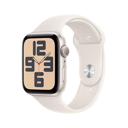 Apple Watch Se (2ª Gen.) Gps 44 Mm Smartwatch Con Cassa In Alluminio Galassia E Cinturino Sport Galassia - S/M. Tracker Per Il Fitness E Il Sonno, App