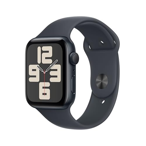 Apple Watch Se (2ª Gen.) Gps 44 Mm Smartwatch Con Cassa In Alluminio Mezzanotte E Cinturino Sport Mezzanotte - S/M. Tracker Per Il Fitness E Il Sonno,