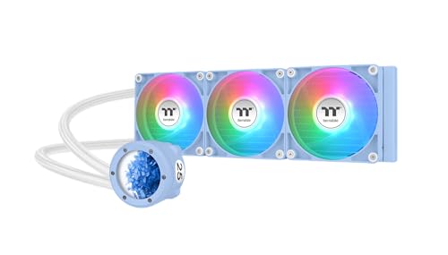 Thermaltake Th360 V2 Ultra Argb Sync Cpu Liquid Cooler | 25 Anni Hydrangea Limited Edition
