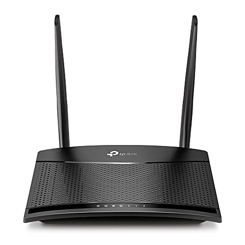 Tp-Link Tl-Mr110 Cat4 Router 4G Lte Wireless N300Mbps, Router Wifi Con Sim, Due Antenne Lte Rimovibili, Porta Lan/Wan, Modem 4G Sim, Senza Configurazi