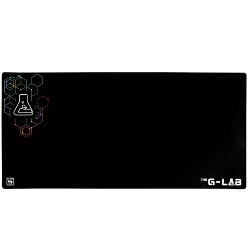 The G-Lab - Pad Mercury - Tappetino Mouse Xxl Da Gioco - Tappetino Da Tavolo, Formato Extra Large Xxxl, Antiscivolo, Tappetino Da Gioco, Precisione E