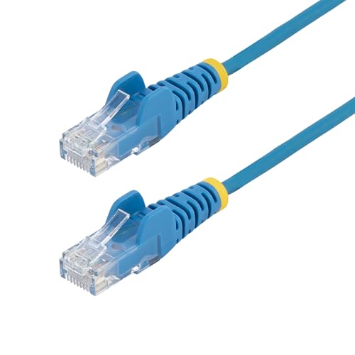 Startech.Com Startech.Com Cavo Di Rete Ethernet Snagless Cat6 Da 1M - Cavo Patch Antigroviglio Slim Rj45 - Blu
