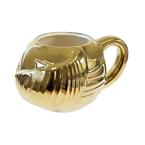 Warner Bros. Harry Potter Kl86083 - Tazza 3D Gold Snitch, 440 Ml, Multicolore