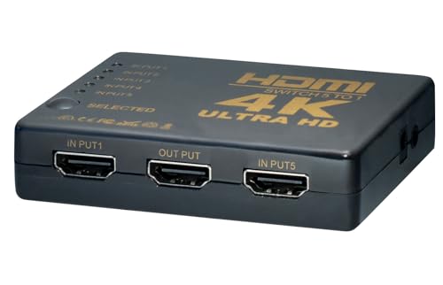 Maxtrack Cs 1-5L - Switch Hdmi Con Telecomando, Colore: Nero