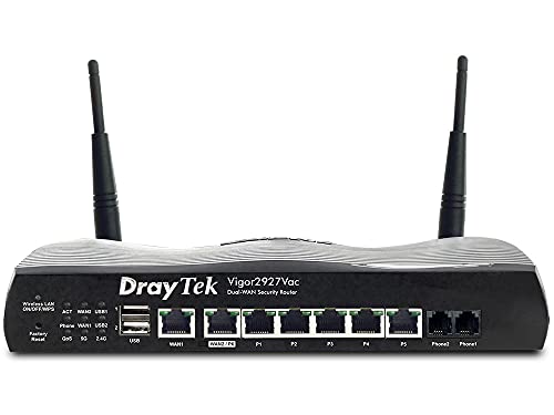 Draytek Vigor 2927Vac (Dualwan Voip Wlan Ac) V2927Vac-De-At-Ch
