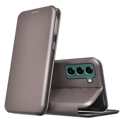 Custodia Cool Flip Cover Per Samsung S906 Galaxy S22 Plus Elegance Argento