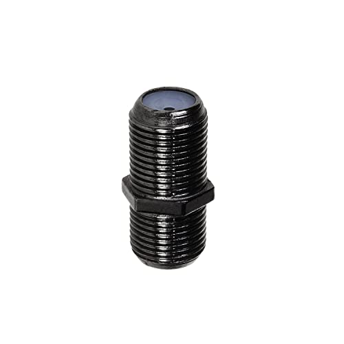 Maclean Mctv-903 F Connettore Per Cavo Antenna Sat Connettore Cavo Coassiale Rg5.9 Rg6 6,8Mm Black Nickel (Connettore F)