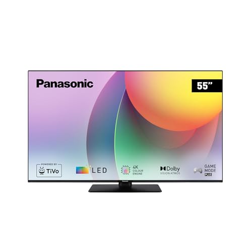 Panasonic Tb-55W60Aez, Serie W60 55 Inch 4K Ultra Hd Led Smart Tv, 2024, Tivo, Colour Engine 4K, Dolby Vision E Atmos, Game Mode Plus, Per Un' Esperie