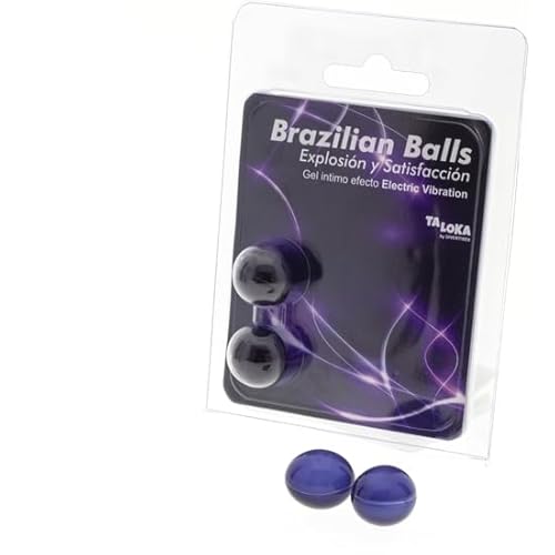 2 Brazilian Balls Explosion De Aromas Gel Excitante Efecto Electric Vibración