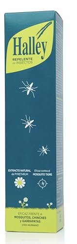 Halley – Repellente Per Insetti | 250 Ml | Protezione Efficace Contro Zanzare E Zecche | Testato Sotto Controllo Dermatologico | Ingredienti Naturali