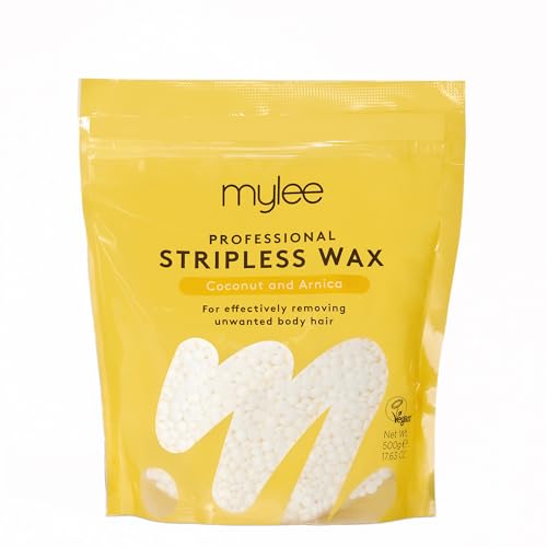 Perle Di Cera Dura Professionale Mylee 500G, Carbone E Tè Verde + Cocco E Arnica (Cocco E Arnica)