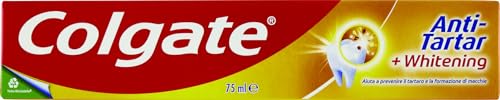 Colgate Dentifricio Antitartaro Plus Whitening, 75Ml