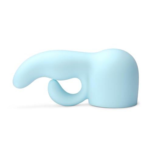 Le Wand Dual Weighted Attacco In Silicone Blue 17,5 Cm