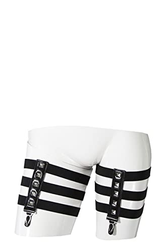 Guilty Pleasure - Giarrettiera Gamba Datex, Taglia S/M