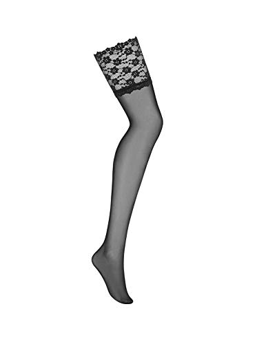 Obsessive Letica Calze Autoreggenti Black L/Xl