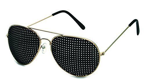 Occhiali Stenopeici In Metallo 420-Pgp - Piazza Raster - Incl. Accessori