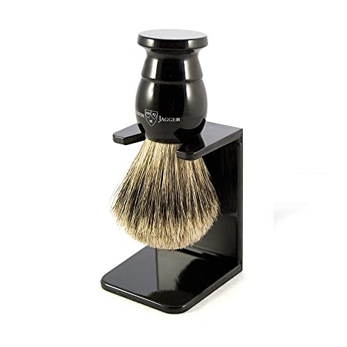 Edwin Jagger Inglese Pennello Da Barba Best Badger Small - Ebano