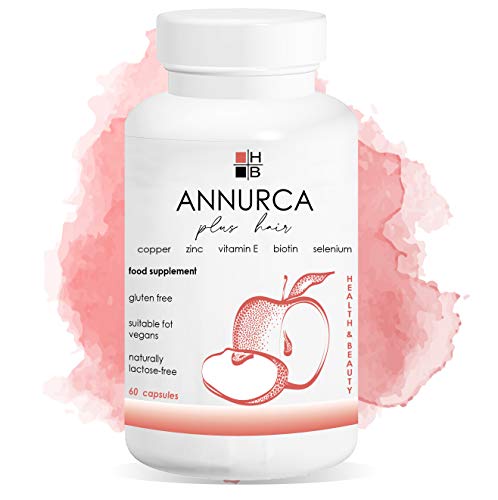 Annurca Plus Hair Hb | 60 Capsule | Integratore Alimentare | Per Capelli Belli E Forti | Con Vitamine E Minerali | Capsule Acido Resistenti | Prodotto