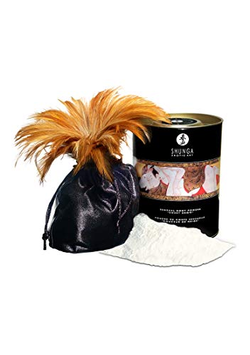 Shunga 340000091824 Commestibile Polvere Corpo, Massaggio Polvere, Fragola/Champagne, 228G