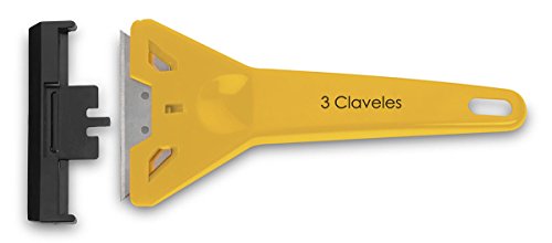 3 Claveles Casa-Detergenti Per Vetri, Acciaio, Giallo, 21.58X0.03X1.58 Cm