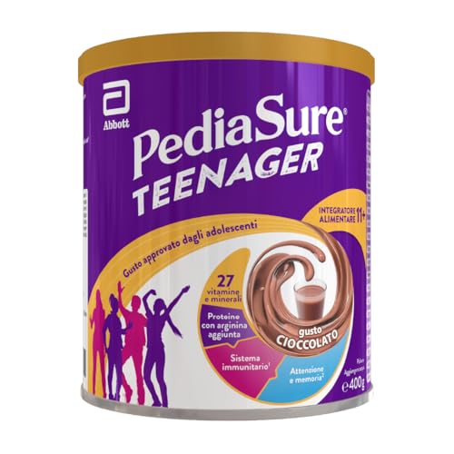 Pediasure Teenager, Integratore Per Adolescenti Multivitaminico Con Vitamine, Minerali, Proteine, Per Difese Immunitarie, Sviluppo Ossa, Attenzione E